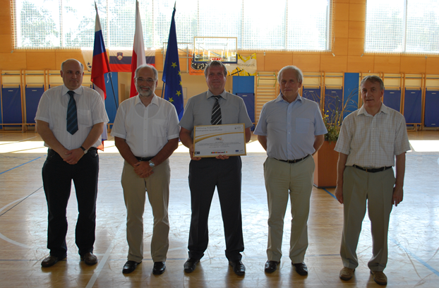 Podelitev certifikata CPD vodstvu TŠČ Maribor